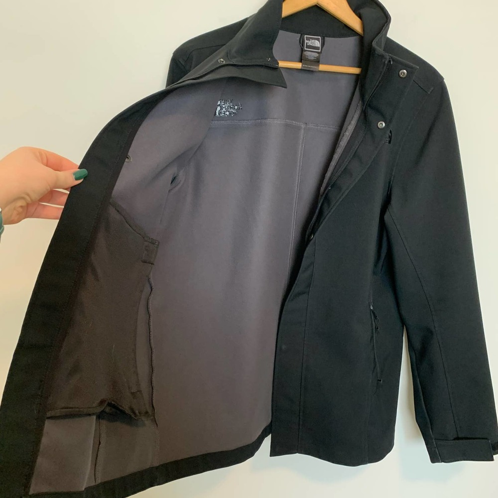 The North Face Mens Jacket Size Medium Black  Full Zip-up - Picture 15 of 16